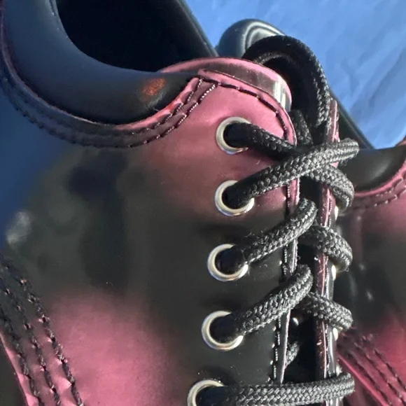 Dr. Martens 8053 Quad Black Fondant Pink Arcadia Leather Platform UK6 W8 - Picture 3 of 9